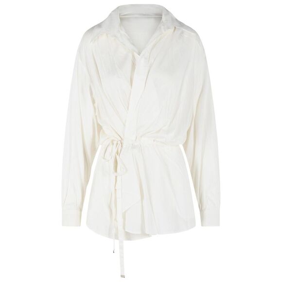 Isabel Marant 'Keren' Dress In White Modal Blend Women